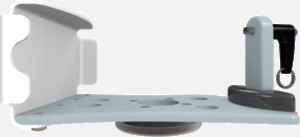 Hillaero MASIMO CO2 FAA certified mountable bracket for Air Ambulance Airmed Helicopter or Fixed Wing Aircraft FRONT
